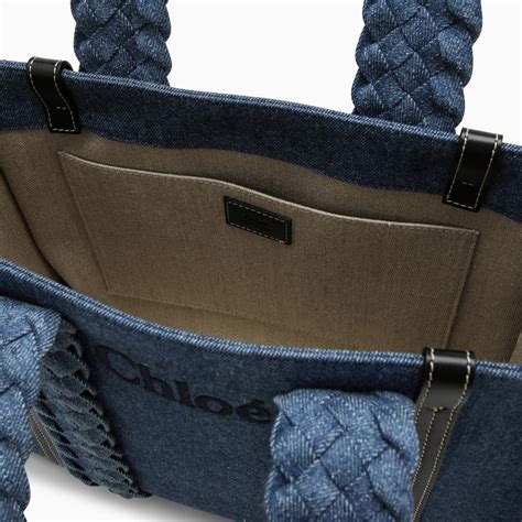 chloe woody bag|chloe woody tote denim.